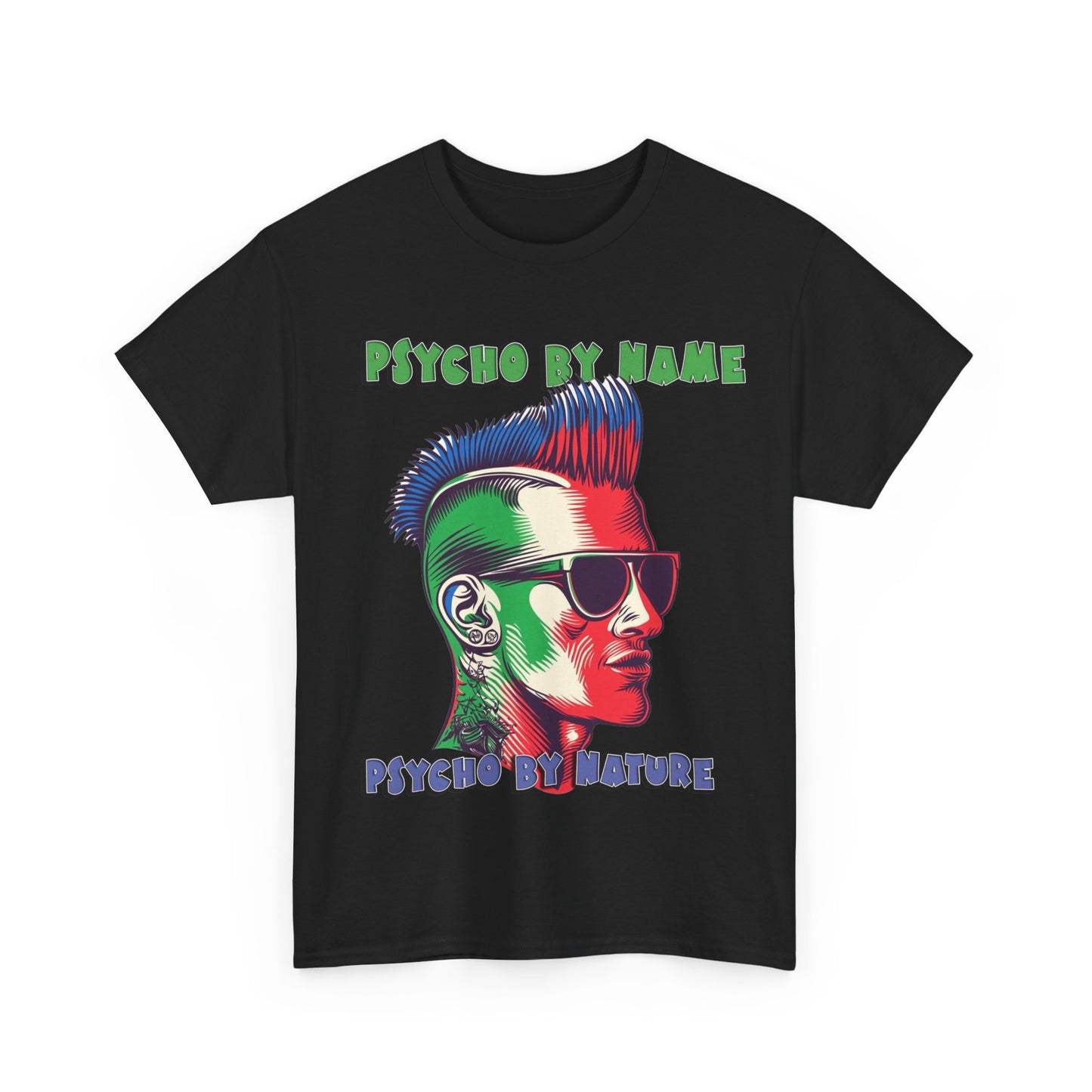 Psycho 7 - Unisex Heavy Cotton Tee - UK