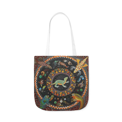 Native Australian Art #2 - Polyester Canvas Tote Bag (AOP)