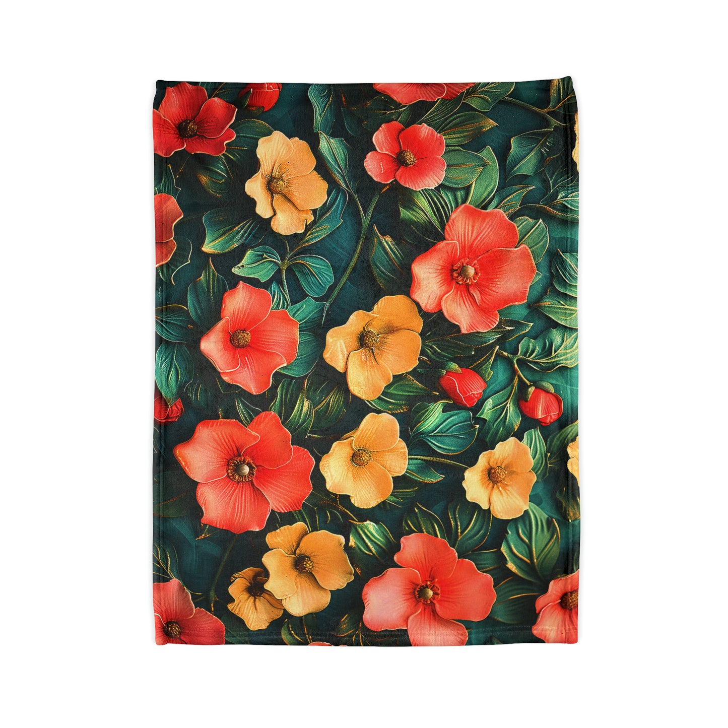 Chinoiserie #7 - Soft Polyester Blanket