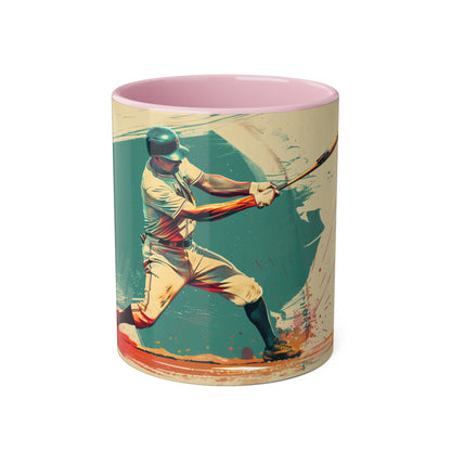 Baseball Accent Mug -11oz  Canada Only