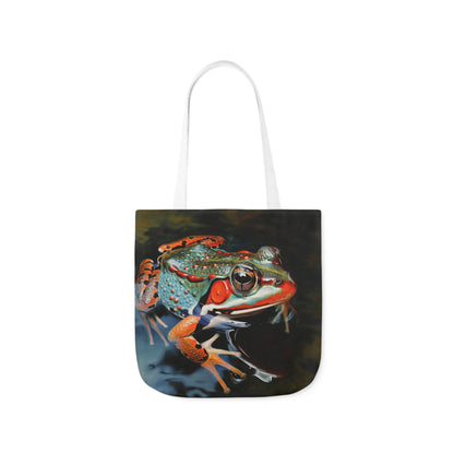 Frog - Polyester Canvas Tote Bag (AOP)