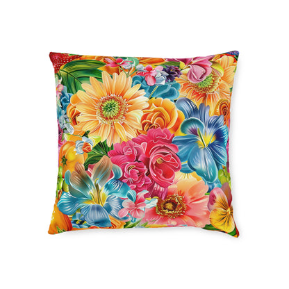 Summer Flowers - Square Pillow - UK