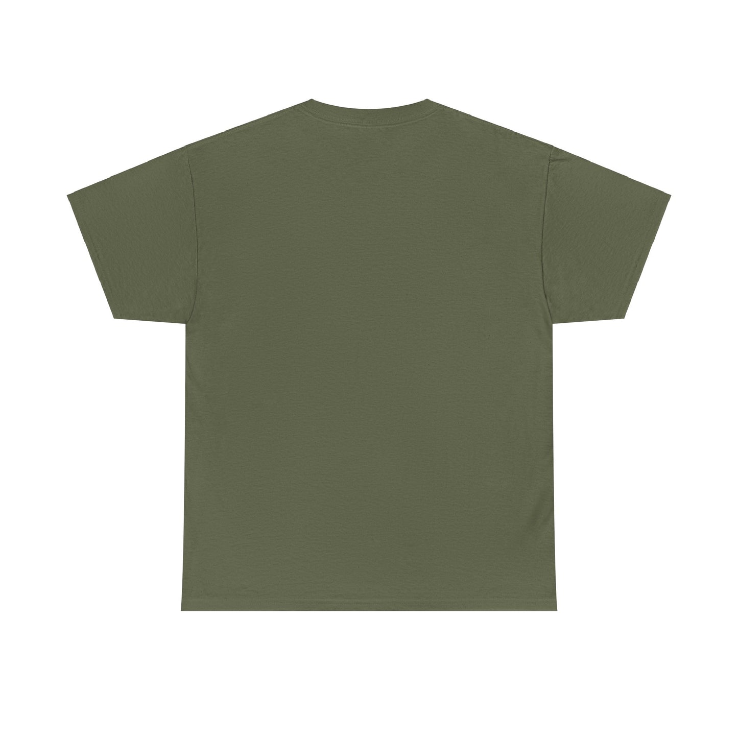 Heavy Cotton Tee - Military Action Print Tee UK