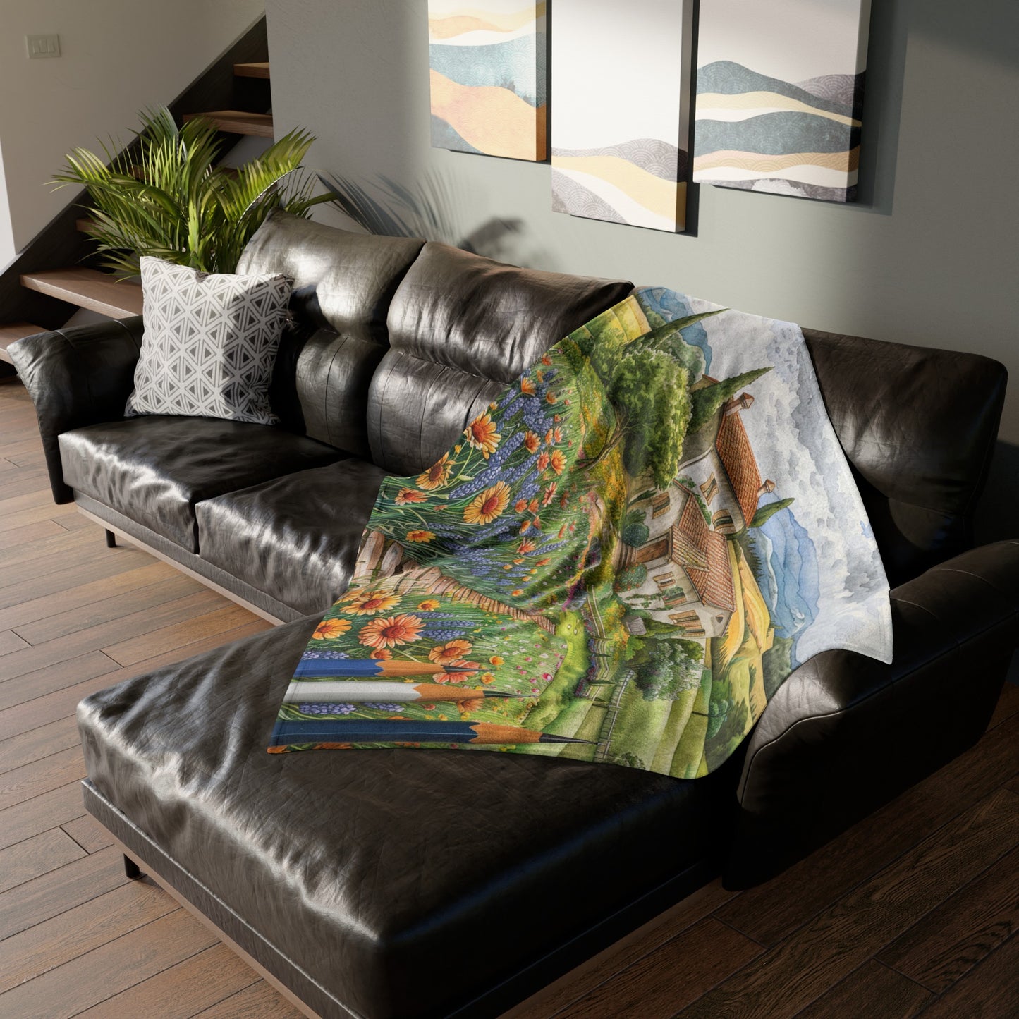 Countryside Beauty #1 - Soft Polyester Blanket