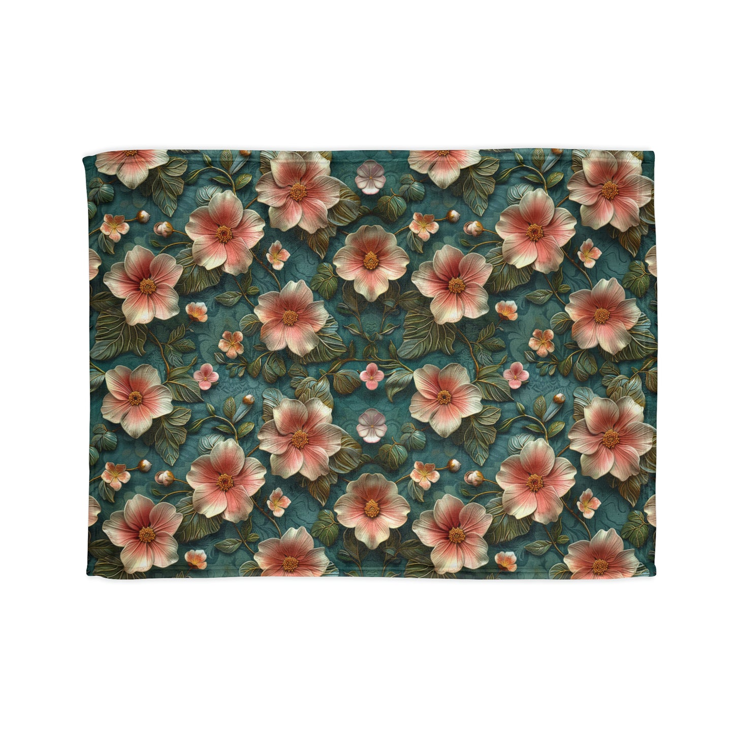 Classic 3D Chinoiserie Design - Soft Polyester Blanket