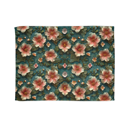 Classic 3D Chinoiserie Design - Soft Polyester Blanket