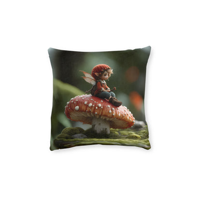 The Sad and Lonely Pixie - Square Pillow - UK