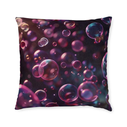 Blackcurrant Bubbles - Square Pillow - UK