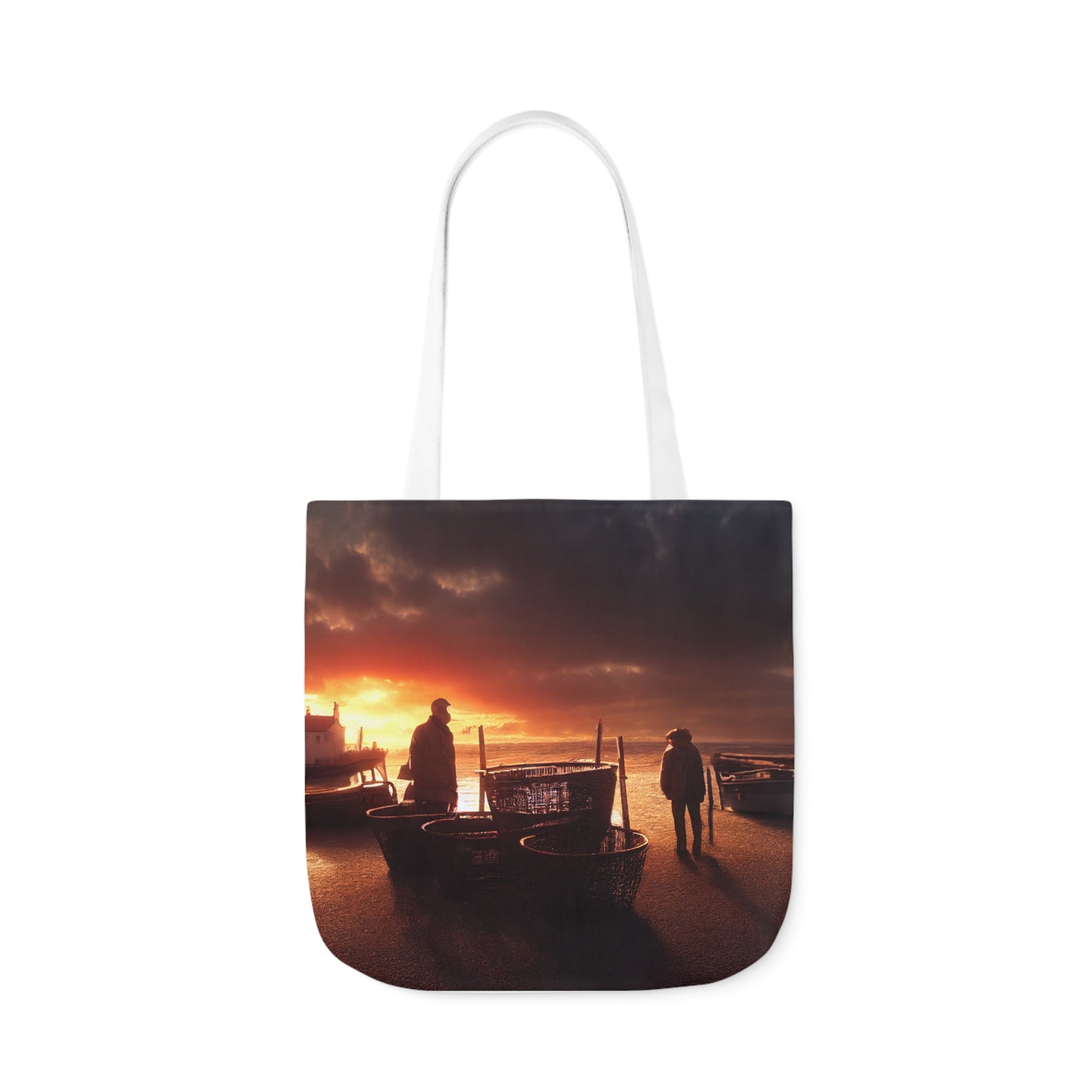 Seascape #6 - Polyester Canvas Tote Bag (AOP)