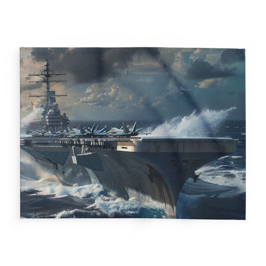 Aircraft Carrier 1 Arctic Fleece Blanket- UK