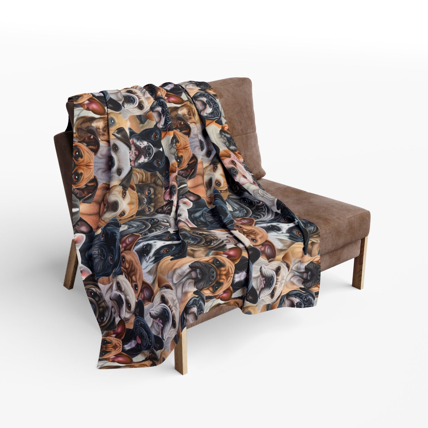 Dog Collage #2 Arctic Fleece Blanket - UK, EU