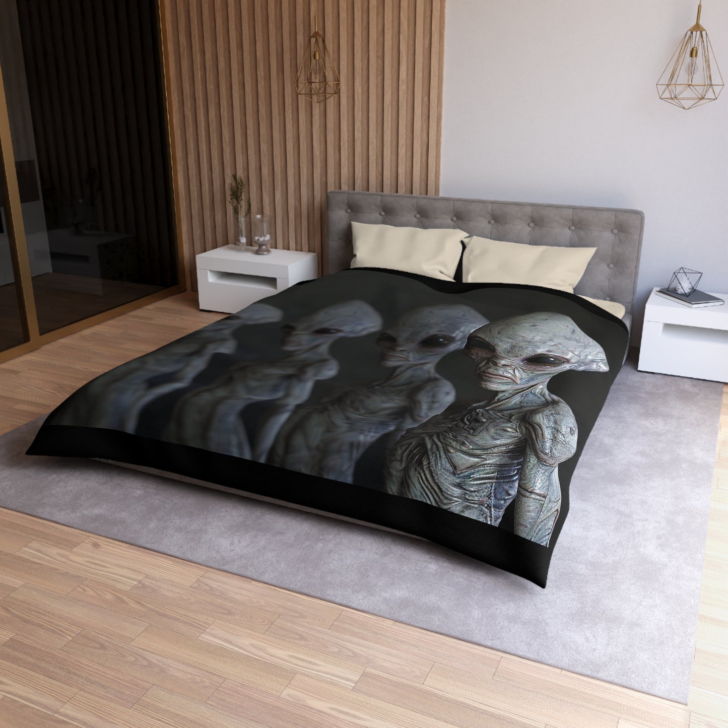 The Greys - Microfiber Duvet Cover  USA