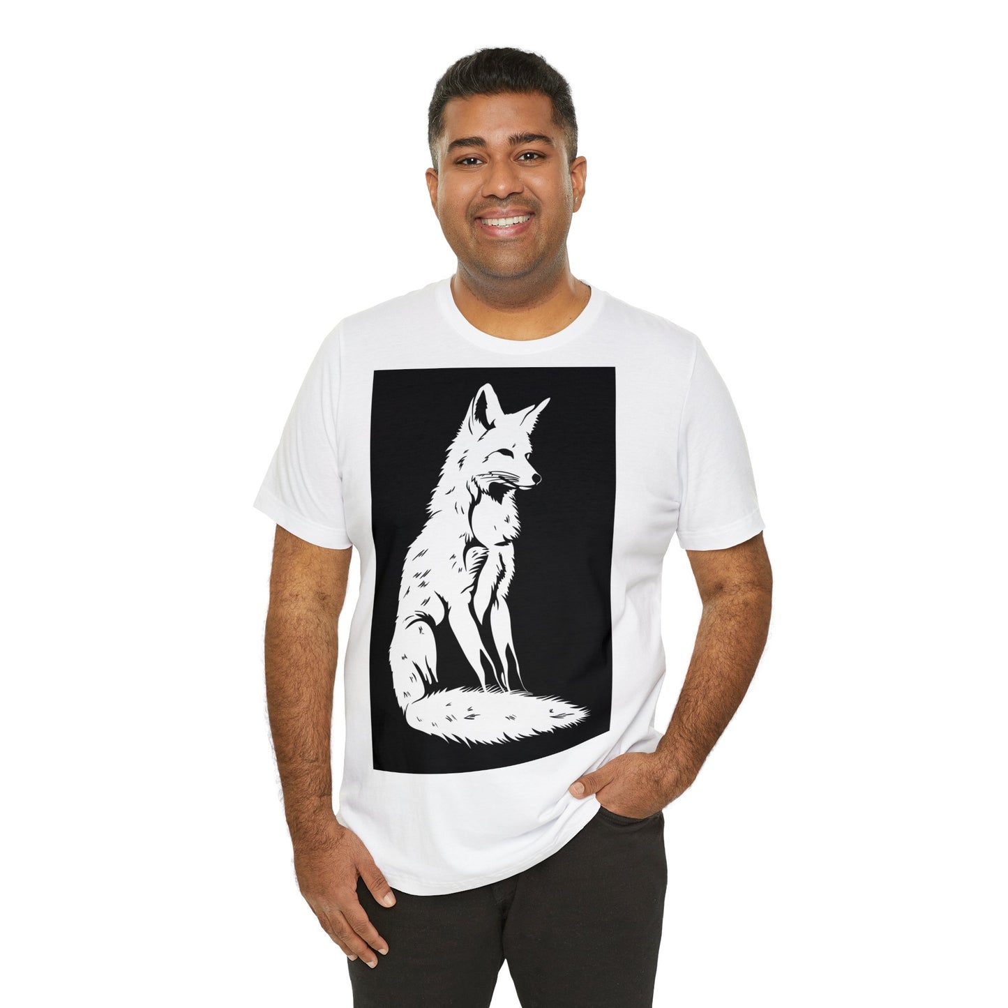 Fox Silhouette Unisex Jersey Short Sleeve Tee