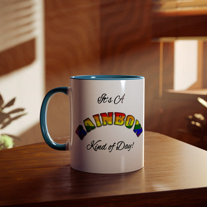 Rainbow Kind of Day - Coffee Mug 11oz  UK
