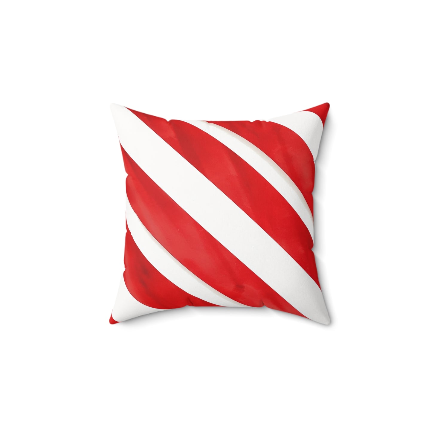 Strawberries and Cream - Spun Polyester Square Pillow - USA