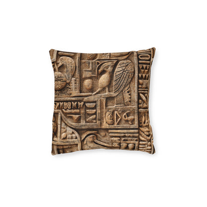 Ancient Egyptian Sandstone Love Letter - Square Pillow - UK