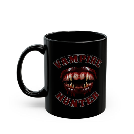 Vampire Hunter  - Black Mug (11oz)  UK