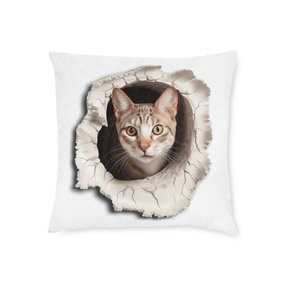 Cat 1 - Square Pillow - UK