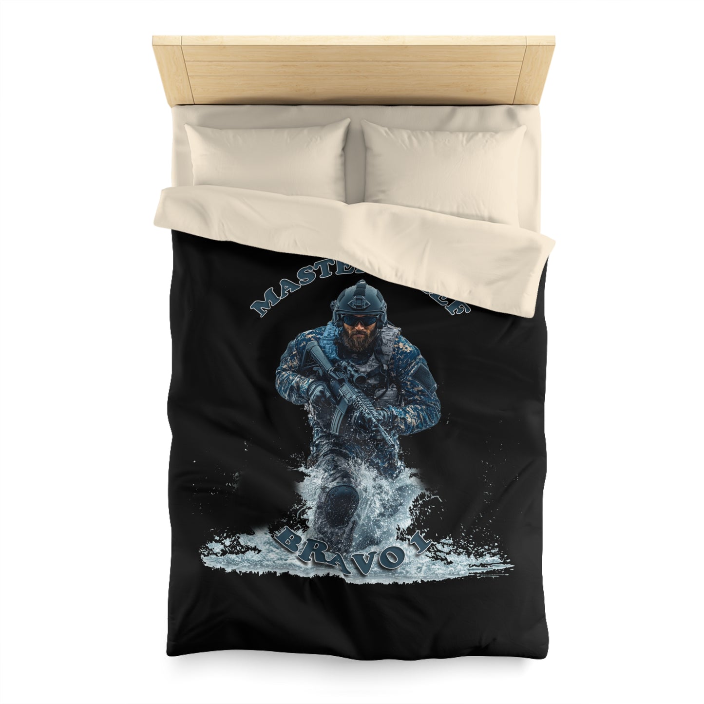 Master Chief Navy Seals - Microfiber Duvet Cover USA and UK
