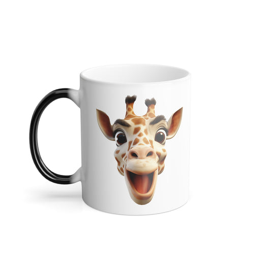 Giraffe Morphing Mug, 11oz - NOT UK