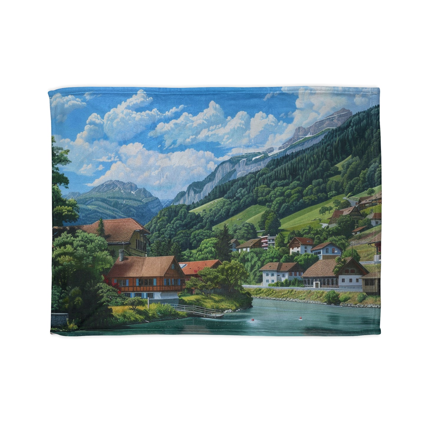 Swiss Beauty #1 Blanket - Soft Polyester Blanket