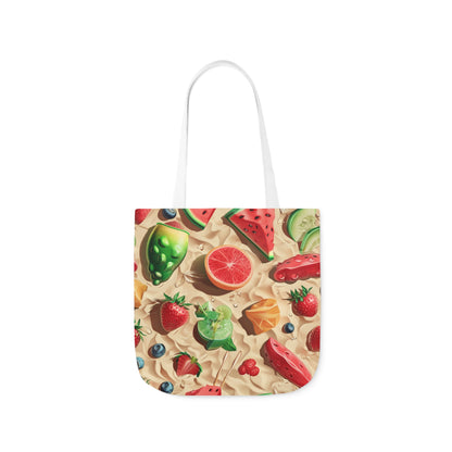Summertime #5 - Polyester Canvas Tote Bag (AOP)