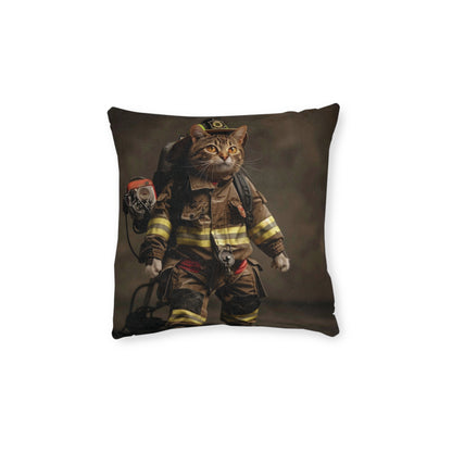 Top Gun Cat - Square Pillow - UK