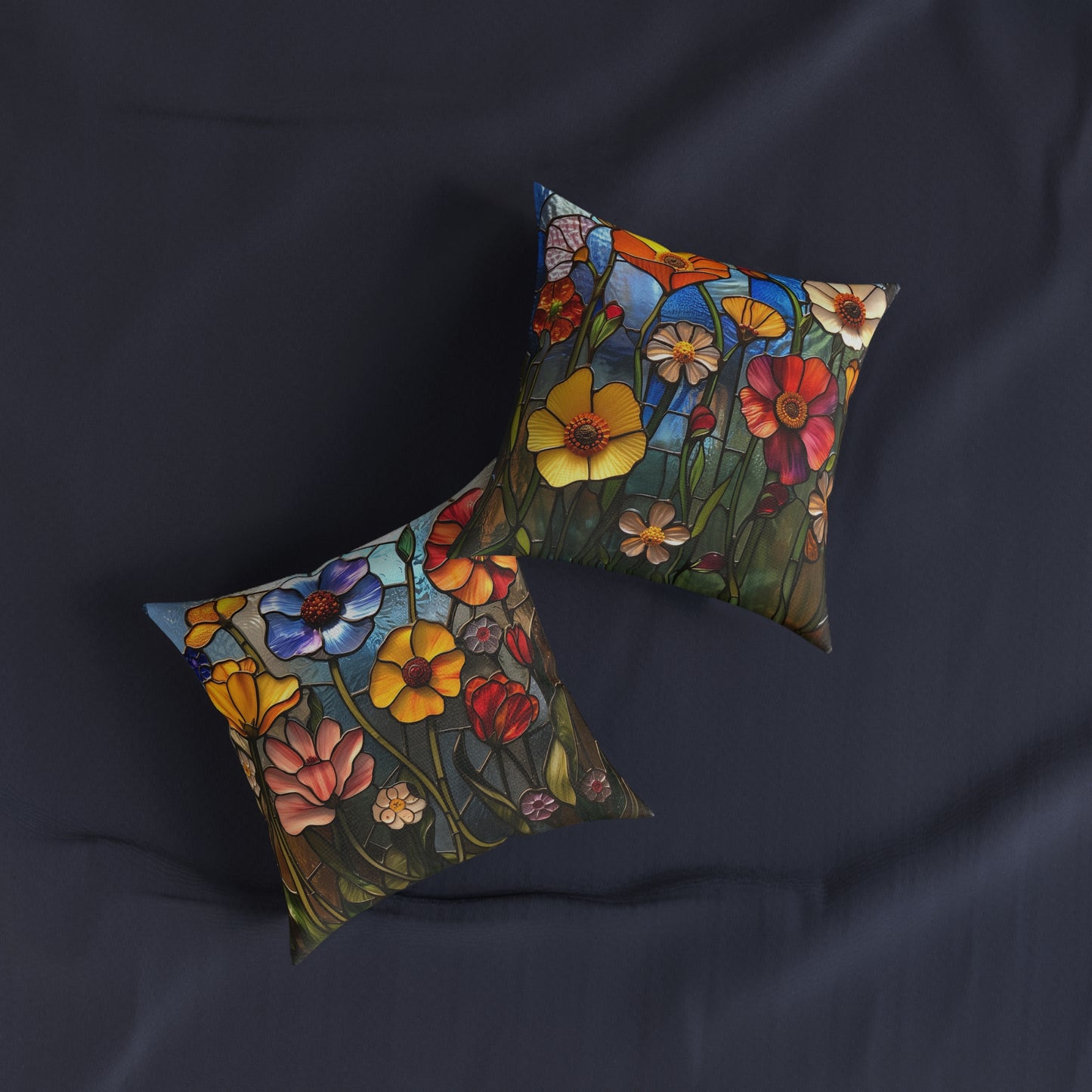 Stained Glass - Square Pillow - UK
