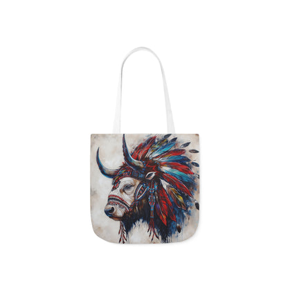 Native American Art #3 - Polyester Canvas Tote Bag (AOP)