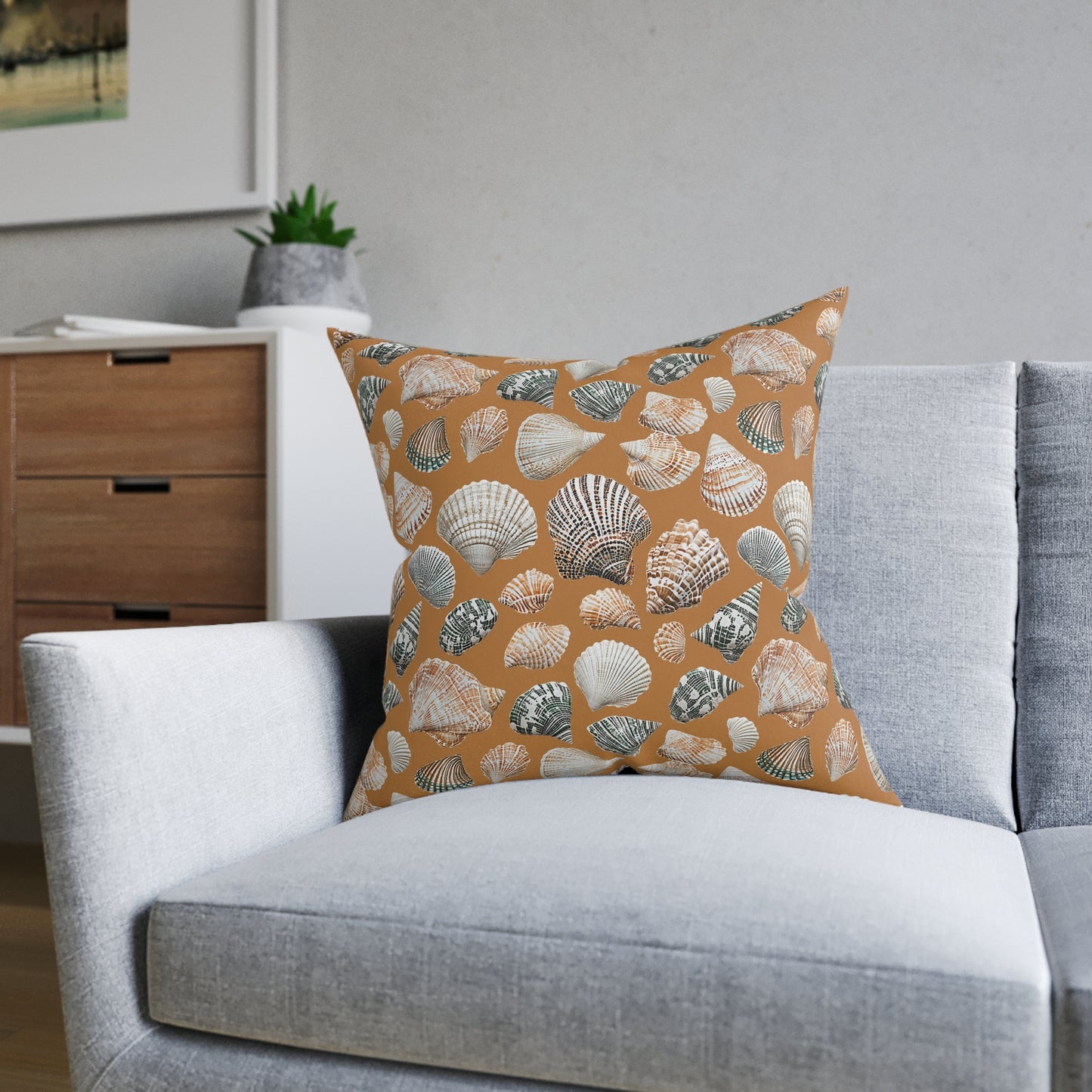 Seashells - Square Pillow - UK