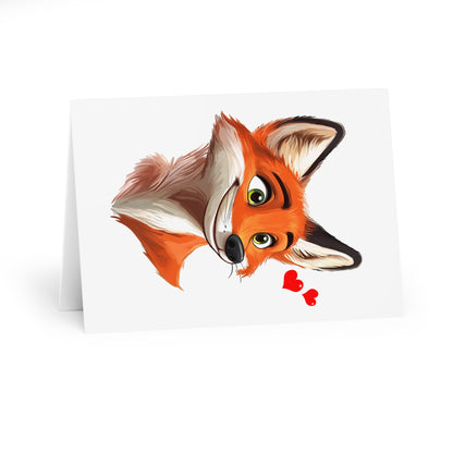Fox Love - Blank Card (5 Pack) UK