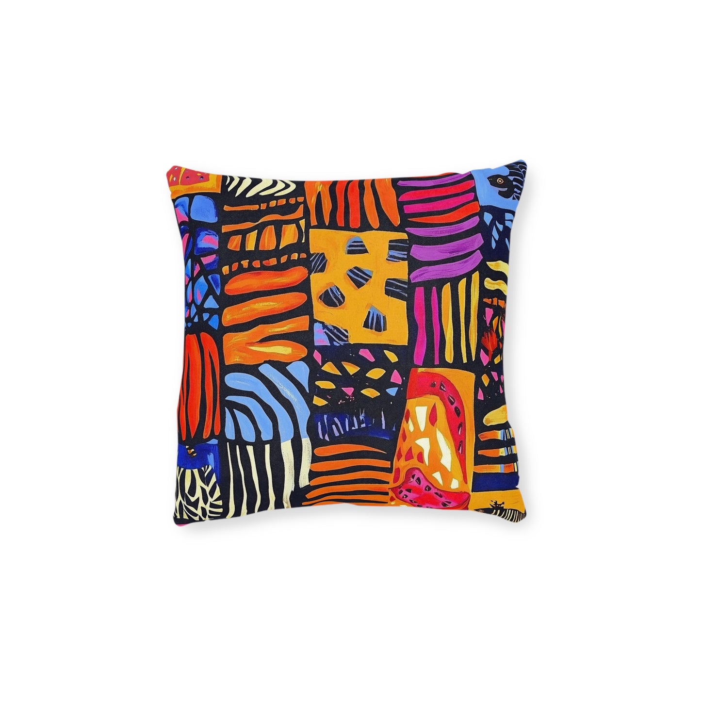 African 3 - Square Pillow - UK