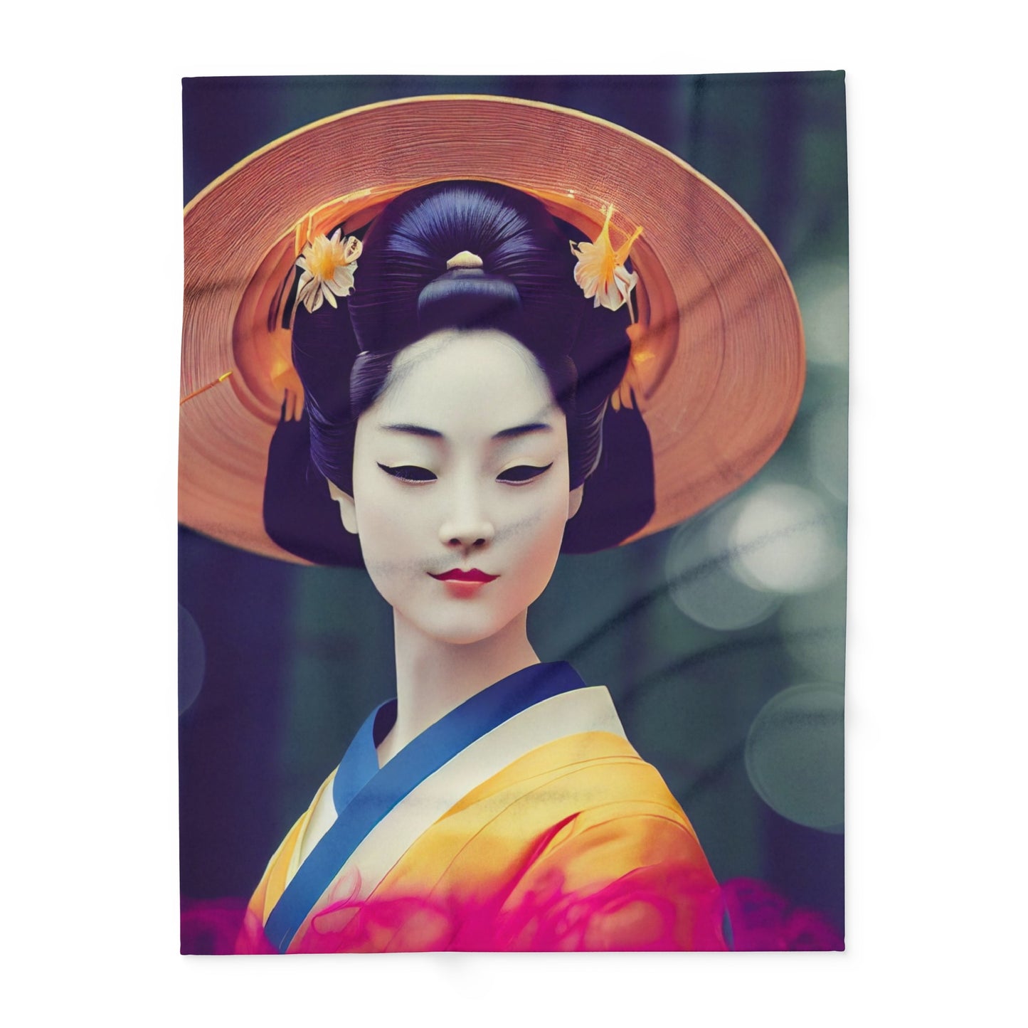 Geisha #3 Arctic Fleece Blanket