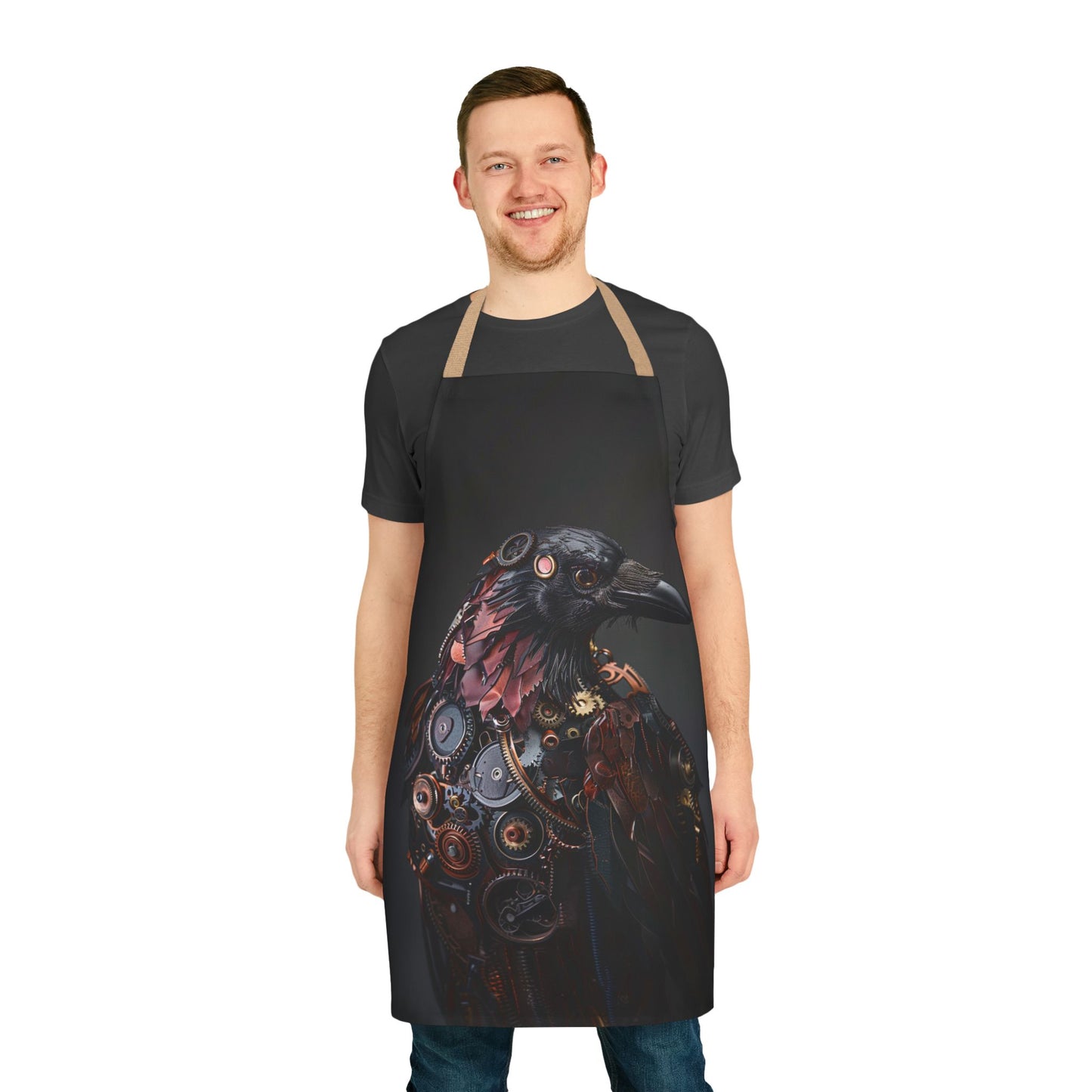 Steampunk Crow Apron 5-Color Straps - AUS, UK, USA