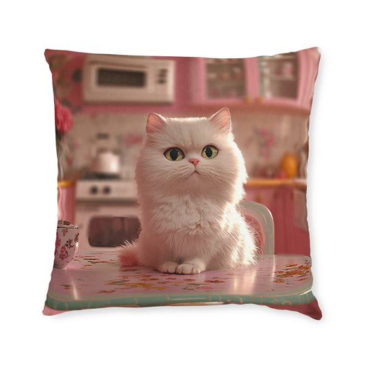 Cute Kitty Square Pillow UK