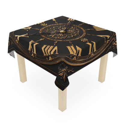 Clock face Tablecloth 2 - Decorative Mechanical Cover for Dining & Events UK