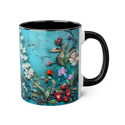 Wild Flowers Accent Mugs, 11oz - Canada Only