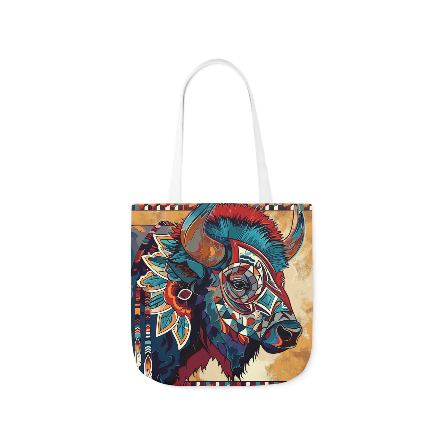 Native American Art #1 - Polyester Canvas Tote Bag (AOP)