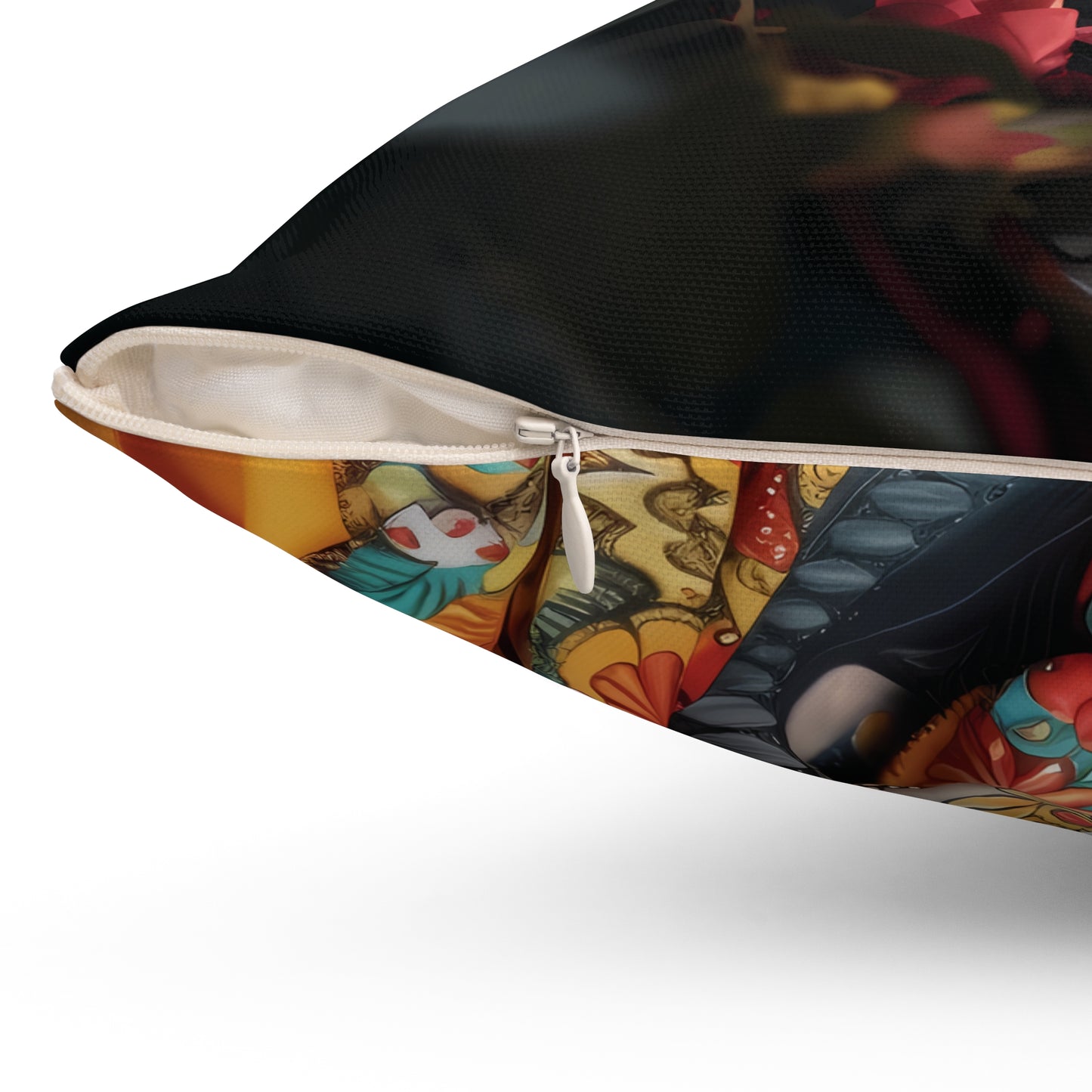 Day of The Dead - Spun Polyester Square Pillow - USA