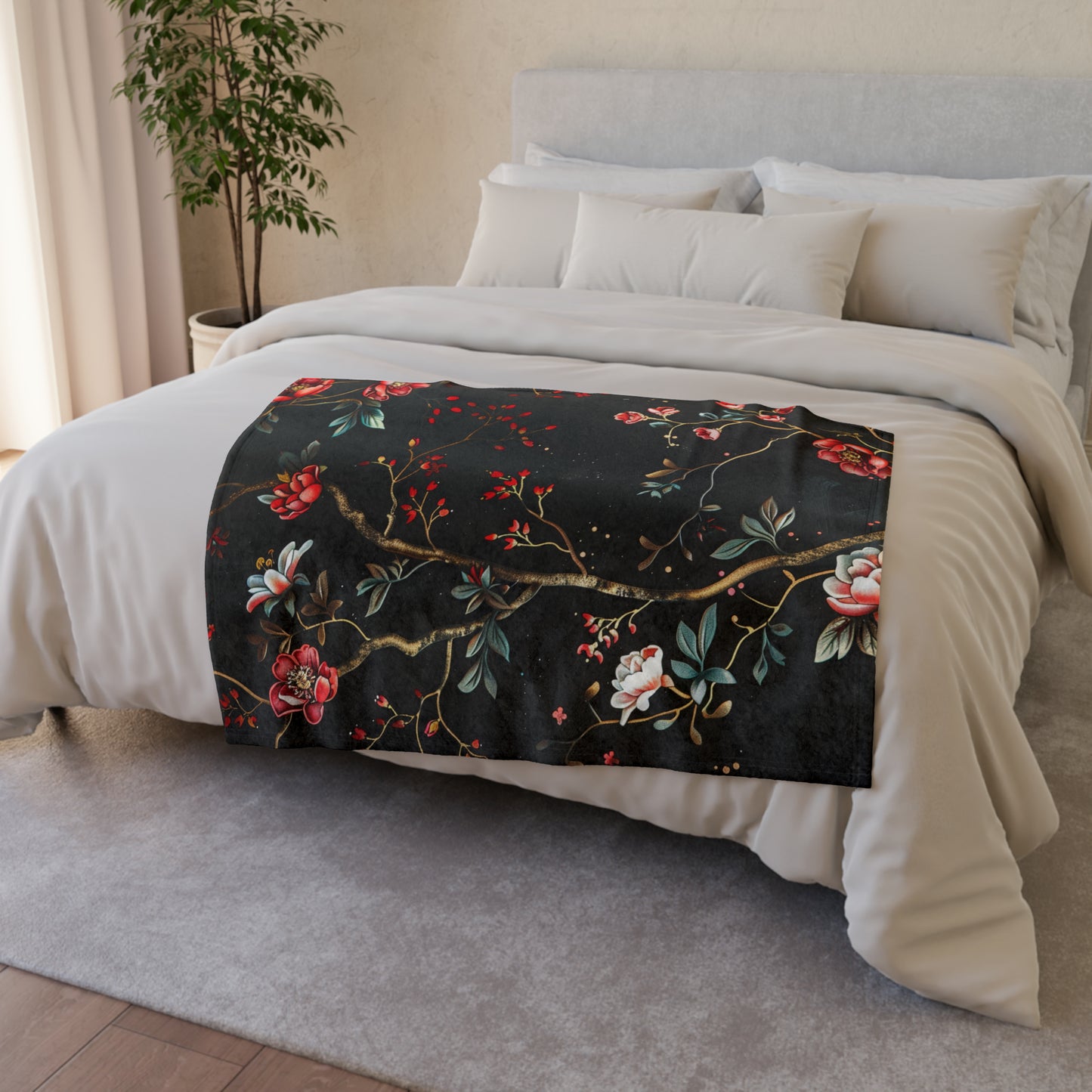 Chinoiseries #a12 - Soft Polyester Blanket