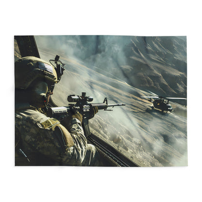 Black Hawk 1 Arctic Fleece Blanket - USA