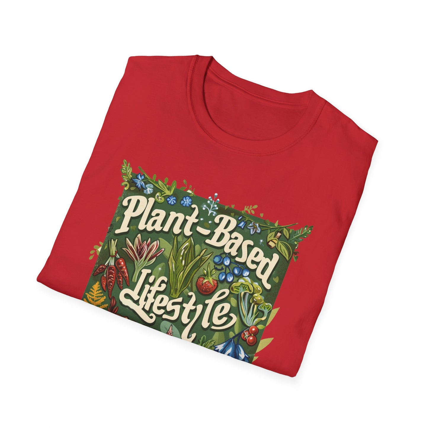 Plant Based Lifestyle #2 - Unisex Softstyle T-Shirt (UK)