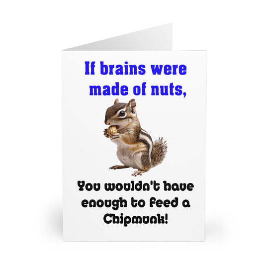 Chipmunk - Blank Card (5 Pack) UK