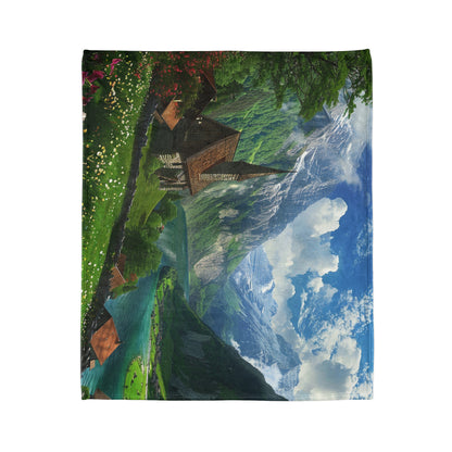Swiss Beauty #2 Soft Polyester Blanket