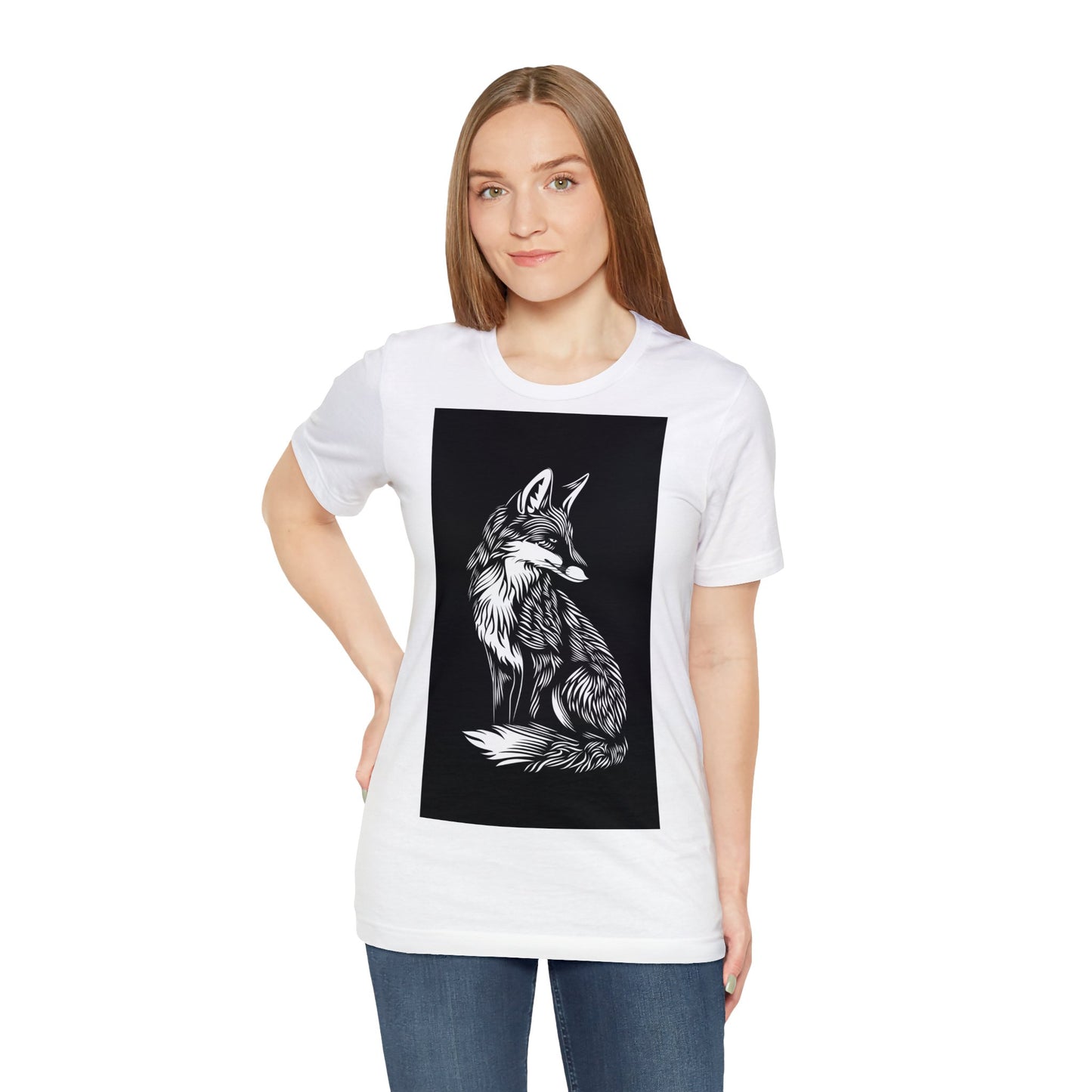 Fox Silhouette Unisex Jersey Short Sleeve Tee