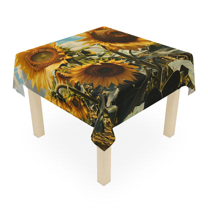 Sunflower Tablecloth - Bright Floral Decor for Home Gatherings UK
