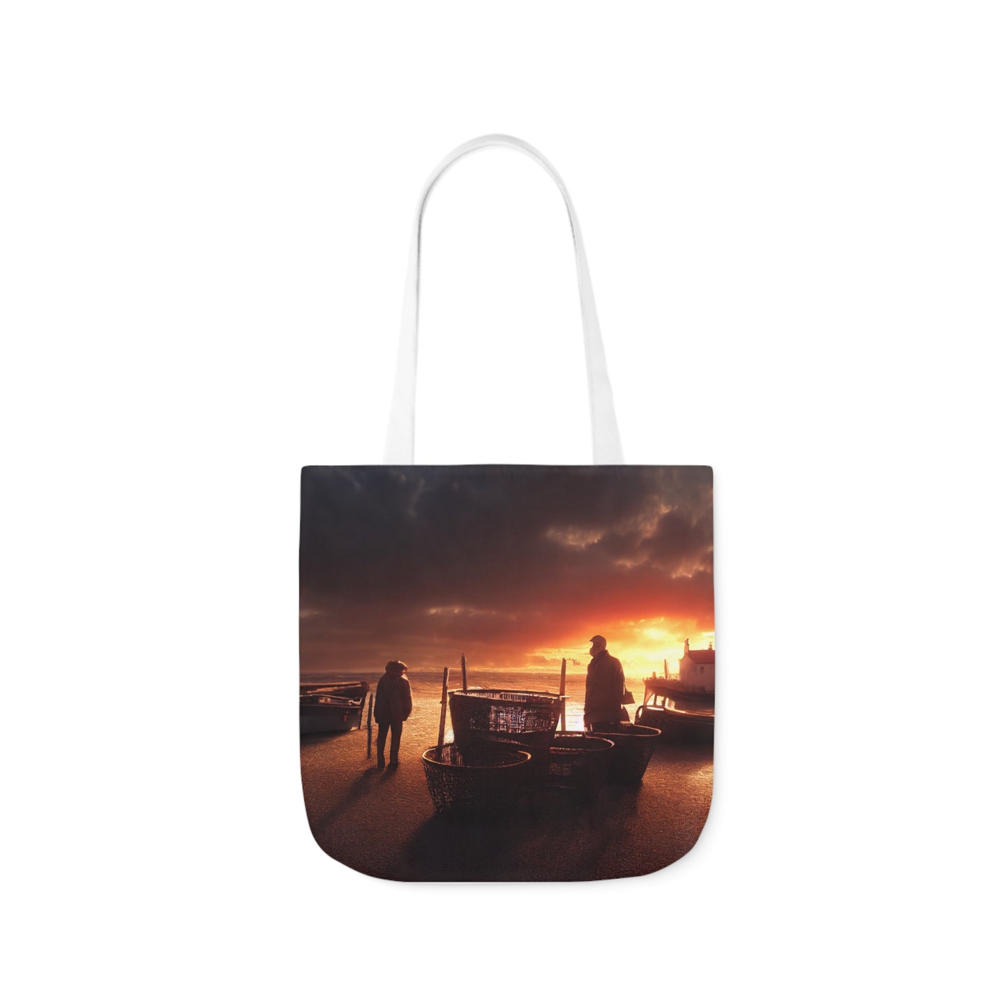 Seascape #6 - Polyester Canvas Tote Bag (AOP)