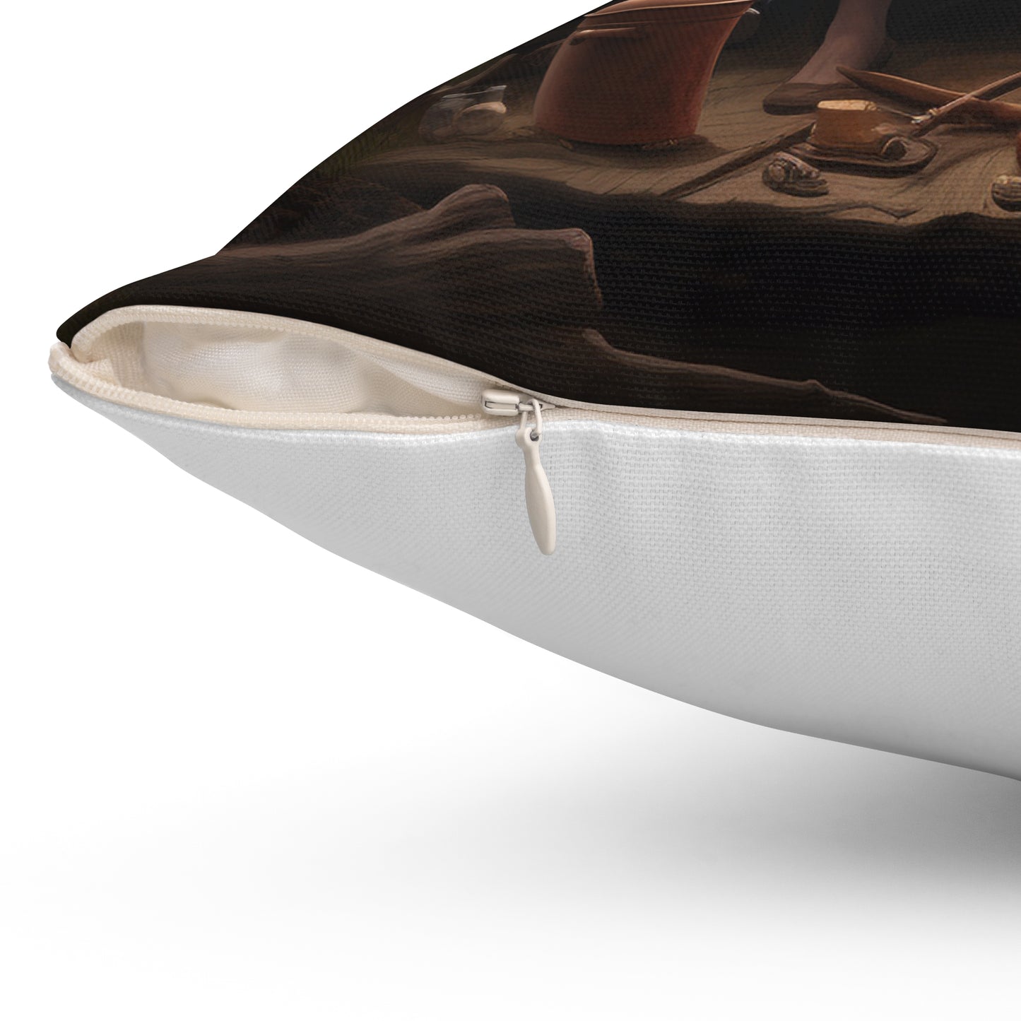 Folk Music #4  - Spun Polyester Pillow - USA