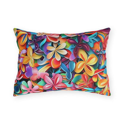 Summer Flowers - Outdoor Pillows - USA