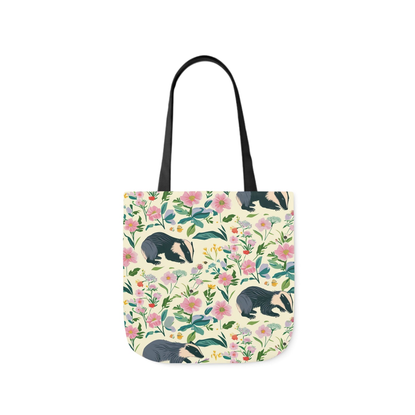 Badger Design - Polyester Canvas Tote Bag (AOP)
